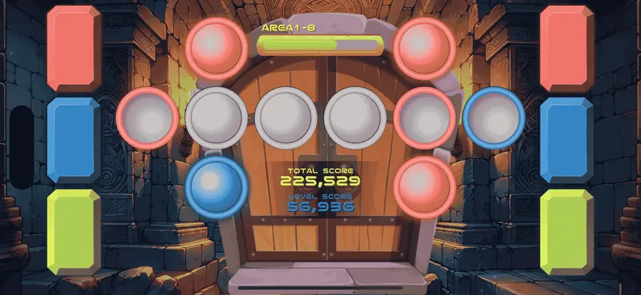 ぽこぽんのカギ画面